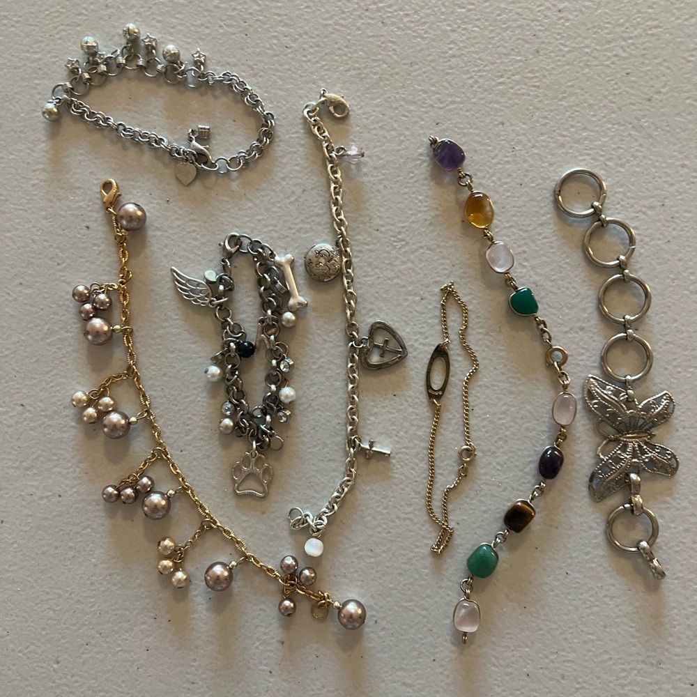 Vintage Gold and Silver Bracelet Collection